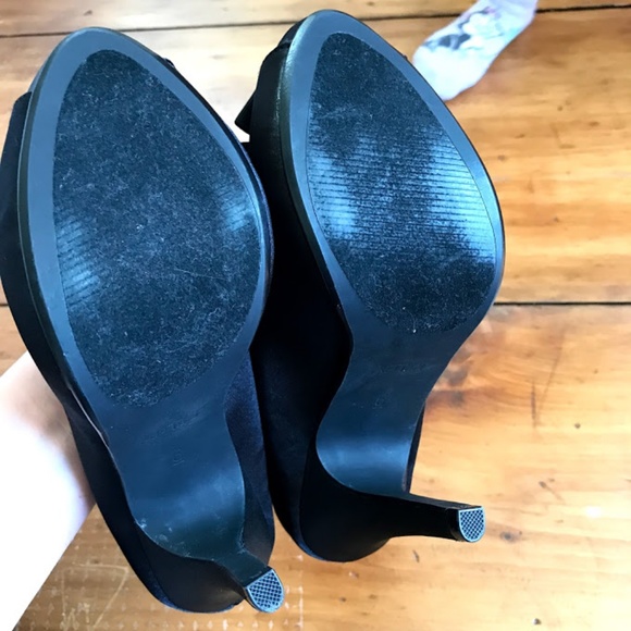 Apt. 9 black peep-toe stiletto heels Size 6 - Picture 6 of 7